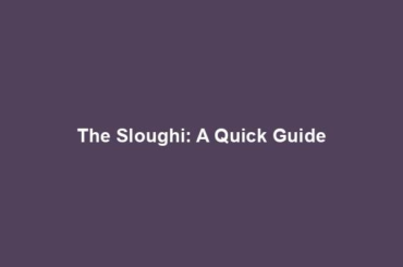 The Sloughi: A Quick Guide